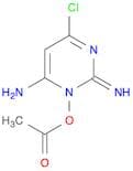 6-Amino-4-chloro-2-iminopyrimidin-1(2H)-yl acetate