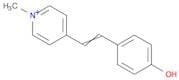 Pyridinium, 4-[2-(4-hydroxyphenyl)ethenyl]-1-methyl-