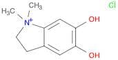 1H-Indolium, 2,3-dihydro-5,6-dihydroxy-1,1-dimethyl-, chloride (1:1)