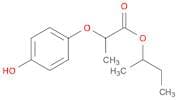 Propanoic acid, 2-(4-hydroxyphenoxy)-, 1-methylpropyl ester
