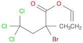 Butanoic acid, 2-bromo-4,4,4-trichloro-2-methyl-, ethenyl ester