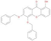 9H-Xanthen-9-one, 1-hydroxy-5,6-bis(phenylmethoxy)-