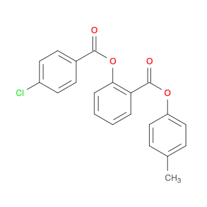 Benzoic acid, 2-[(4-chlorobenzoyl)oxy]-, 4-methylphenyl ester
