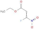 2-Propenoic acid, 3-fluoro-3-nitro-, ethyl ester