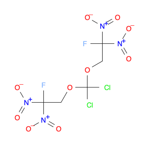 Ethane, 1,1'-[(dichloromethylene)bis(oxy)]bis[2-fluoro-2,2-dinitro- (9CI)