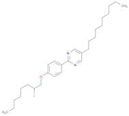 Pyrimidine, 5-decyl-2-[4-[(2-fluorooctyl)oxy]phenyl]-