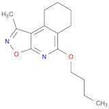 Isoxazolo[5,4-c]isoquinoline, 5-butoxy-6,7,8,9-tetrahydro-1-methyl-
