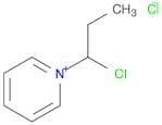 Pyridinium, 1-(1-chloropropyl)-, chloride (1:1)