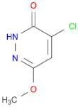 4-Chloro-6-methoxypyridazin-3(2H)-one
