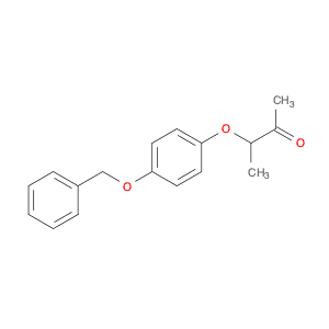 2-Butanone, 3-[4-(phenylmethoxy)phenoxy]-