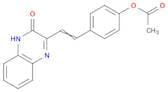 2(1H)-Quinoxalinone, 3-[2-[4-(acetyloxy)phenyl]ethenyl]-