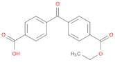 Benzoic acid, 4-(4-carboxybenzoyl)-, 1-ethyl ester