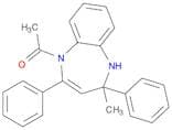 Ethanone, 1-(4,5-dihydro-4-methyl-2,4-diphenyl-1H-1,5-benzodiazepin-1-yl)-