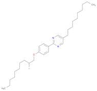 Pyrimidine, 5-decyl-2-[4-[(2-fluorodecyl)oxy]phenyl]-