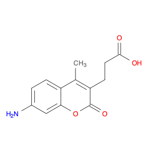2H-1-Benzopyran-3-propanoic acid, 7-amino-4-methyl-2-oxo-