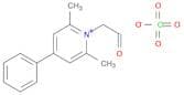 Pyridinium, 2,6-dimethyl-1-(2-oxoethyl)-4-phenyl-, perchlorate (1:1)