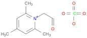Pyridinium, 2,4,6-trimethyl-1-(2-oxoethyl)-, perchlorate (1:1)