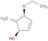2-Cyclopenten-1-ol, 4-ethoxy-5-methylene-, cis- (9CI)