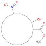 Cyclotetradecanecarboxylic acid, 2-hydroxy-5-nitro-, methyl ester
