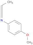 Benzenamine, 4-methoxy-N-1-propen-1-ylidene-