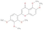 4H-1-Benzopyran-4-one, 5,6-dimethoxy-2-(2,3,4-trimethoxyphenyl)-