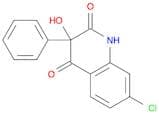 2,4(1H,3H)-Quinolinedione, 7-chloro-3-hydroxy-3-phenyl-