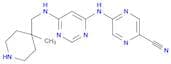 5-((6-(Methyl(4-methylpiperidin-4-yl)amino)pyrimidin-4-yl)amino)pyrazine-2-carbonitrile