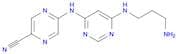 5-((6-((3-Aminopropyl)amino)pyrimidin-4-yl)amino)pyrazine-2-carbonitrile