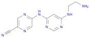 5-((6-((2-Aminoethyl)amino)pyrimidin-4-yl)amino)pyrazine-2-carbonitrile