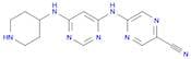 5-((6-(Piperidin-4-ylamino)pyrimidin-4-yl)amino)pyrazine-2-carbonitrile
