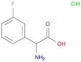 2-Amino-2-(3-fluorophenyl)acetic acid, HCl