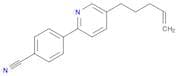 Benzonitrile, 4-[5-(4-penten-1-yl)-2-pyridinyl]-