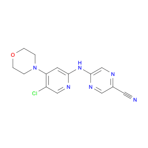 5-((5-Chloro-4-morpholinopyridin-2-yl)amino)pyrazine-2-carbonitrile