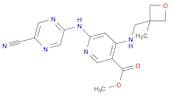 Methyl 6-((5-cyanopyrazin-2-yl)amino)-4-(methyl(3-methyloxetan-3-yl)amino)nicotinate