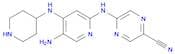 5-((5-Amino-4-(piperidin-4-ylamino)pyridin-2-yl)amino)pyrazine-2-carbonitrile
