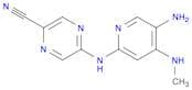 5-((5-Amino-4-(methylamino)pyridin-2-yl)amino)pyrazine-2-carbonitrile