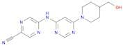 5-((6-(4-(Hydroxymethyl)piperidin-1-yl)pyrimidin-4-yl)amino)pyrazine-2-carbonitrile