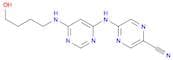 5-((6-((4-Hydroxybutyl)amino)pyrimidin-4-yl)amino)pyrazine-2-carbonitrile