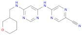 5-((6-(Methyl(tetrahydro-2H-pyran-3-yl)amino)pyrimidin-4-yl)amino)pyrazine-2-carbonitrile