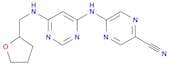 5-((6-(Methyl(tetrahydrofuran-2-yl)amino)pyrimidin-4-yl)amino)pyrazine-2-carbonitrile