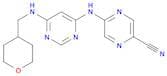 5-((6-(Methyl(tetrahydro-2H-pyran-4-yl)amino)pyrimidin-4-yl)amino)pyrazine-2-carbonitrile