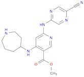 Methyl 4-(azepan-4-ylamino)-6-((5-cyanopyrazin-2-yl)amino)nicotinate