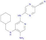 5-((5-Amino-4-((cyclohexylmethyl)amino)pyridin-2-yl)amino)pyrazine-2-carbonitrile