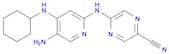 5-((5-Amino-4-(cyclohexylamino)pyridin-2-yl)amino)pyrazine-2-carbonitrile