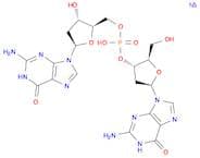Guanosine, 2'-deoxyguanylyl-(3'→5')-2'-deoxy-, monosodium salt (9CI)