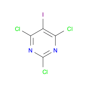 Pyrimidine, 2,4,6-trichloro-5-iodo-