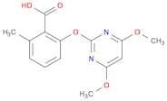 2-((4,6-Dimethoxypyrimidin-2-yl)oxy)-6-methylbenzoic acid