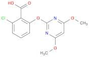2-Chloro-6-((4,6-dimethoxypyrimidin-2-yl)oxy)benzoic acid