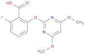 2-((4,6-Dimethoxypyrimidin-2-yl)oxy)-6-fluorobenzoic acid