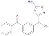 Methanone, [3-[1-(5-amino-3-isoxazolyl)ethyl]phenyl]phenyl-